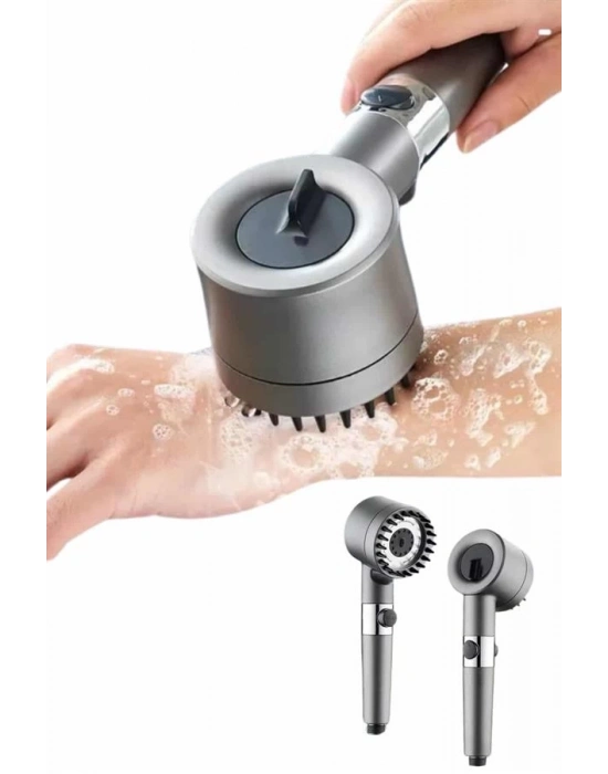 ® Duş Başlığı Yüksek Basınçlı Masaj Taraklı 3 Kademeli