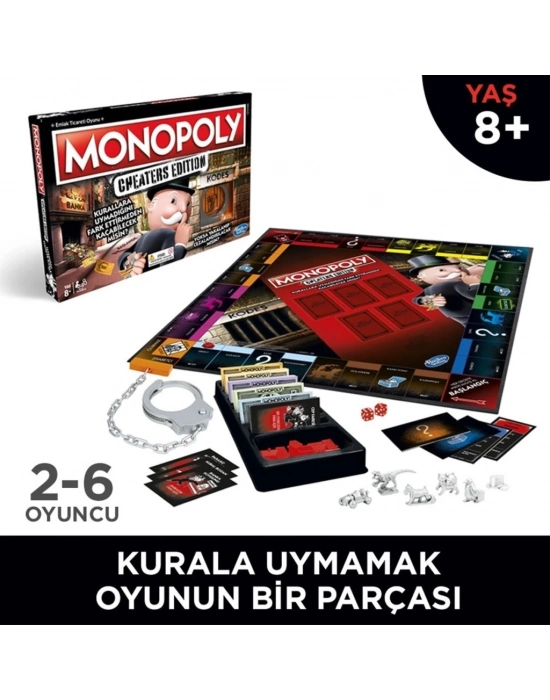 ® E1871 Monopoly Cheaters Edition +8 yaş