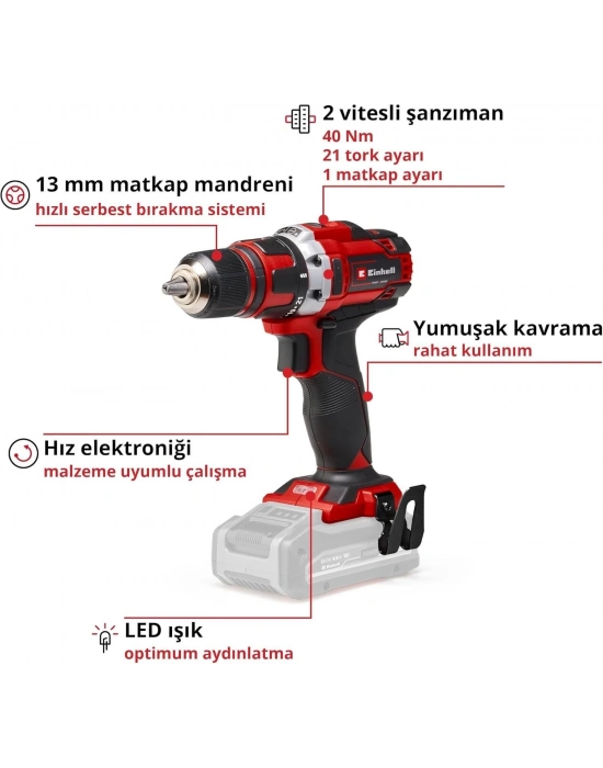 ®  TE CD 18/40 Lİ Solo Vidalama