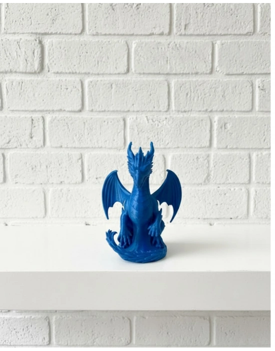 ® Ejderha Biblo 12 cm Dekoratif Fantastik Obje Hediyelik Süs Eşyası