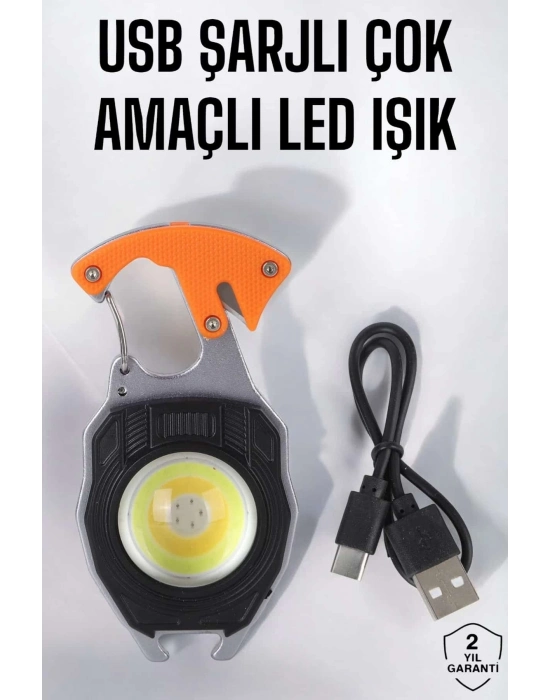 ® El Feneri Acil Işık Seti Tornavida Düdük Kapak Açma Kamp Lambası