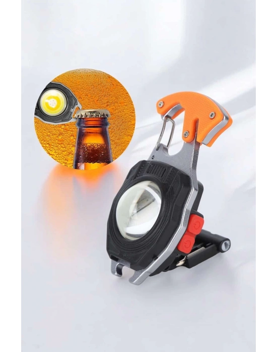 ® El Feneri Çakmaklı Kapak Açma Düdük Toravida Acil Durum Seti