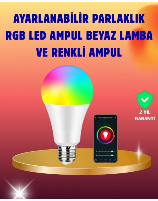 ® Enerji Verimli Akıllı LED Ampul, Uzaktan Kontrol Özellikli