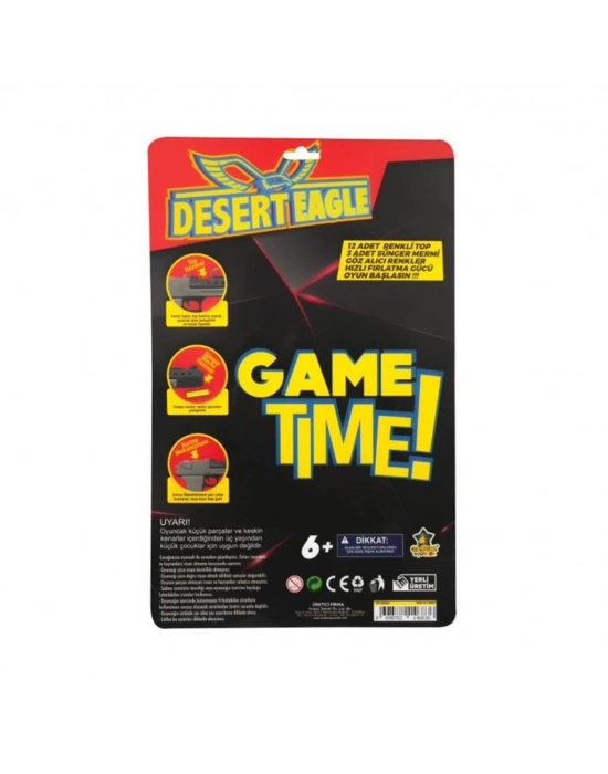 ER-132 Dart ve Top Atan Desert Eagle Tabanca  - Erdem Oyuncak