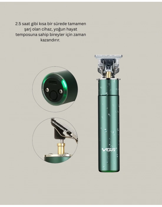 ® Ergonomik Tasarımlı Dayanıklı Metal Gövdeli Saç Kesme Makinesi