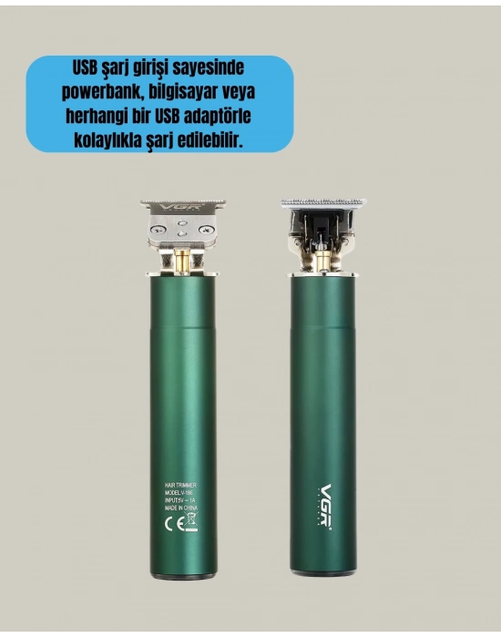 ® Ergonomik Tasarımlı Dayanıklı Metal Gövdeli Saç Kesme Makinesi