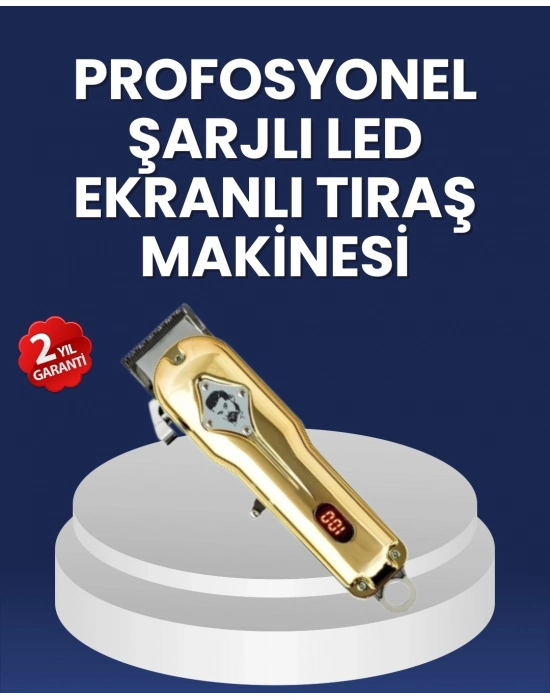 ® Ergonomik Tasarımlı, Hafif ve Taşınabilir Profesyonel Tıraş Makinesi