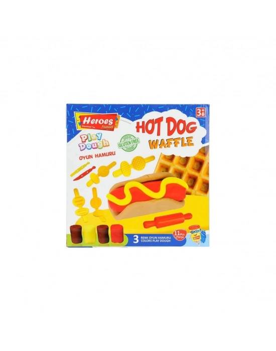 ® ERN-584 Orta Kutulu Burger Oyun Hamuru Seti  - Eren Oyuncak