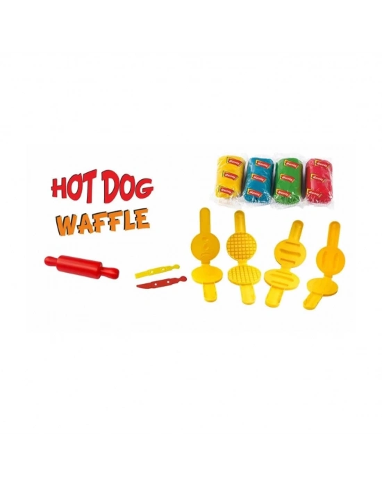 ® ERN-584 Orta Kutulu Burger Oyun Hamuru Seti  - Eren Oyuncak