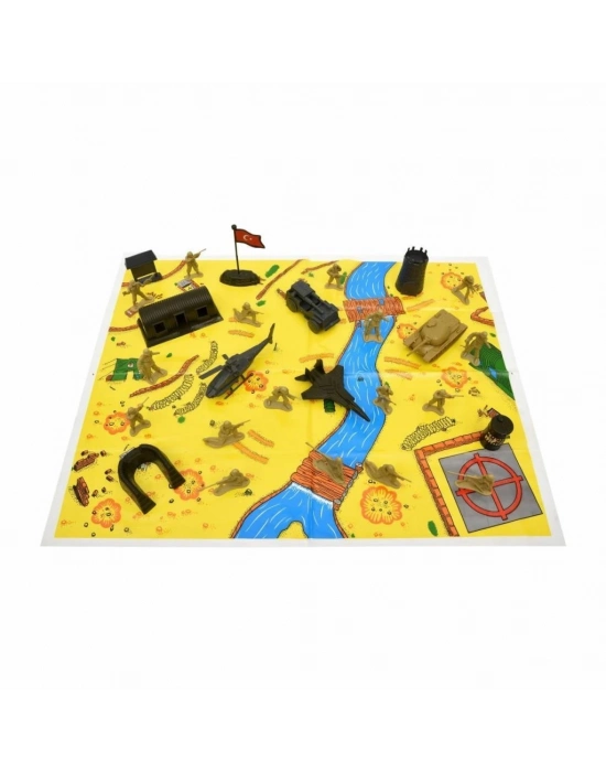 ® ERN-852 Toys Pvcli Asker Seti - Eren Oyuncak