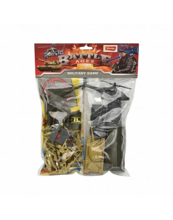 ® ERN-852 Toys Pvcli Asker Seti - Eren Oyuncak