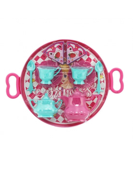 ® ERN-893 Toys Tepsili Çay ve Kek Seti - Eren Oyuncak