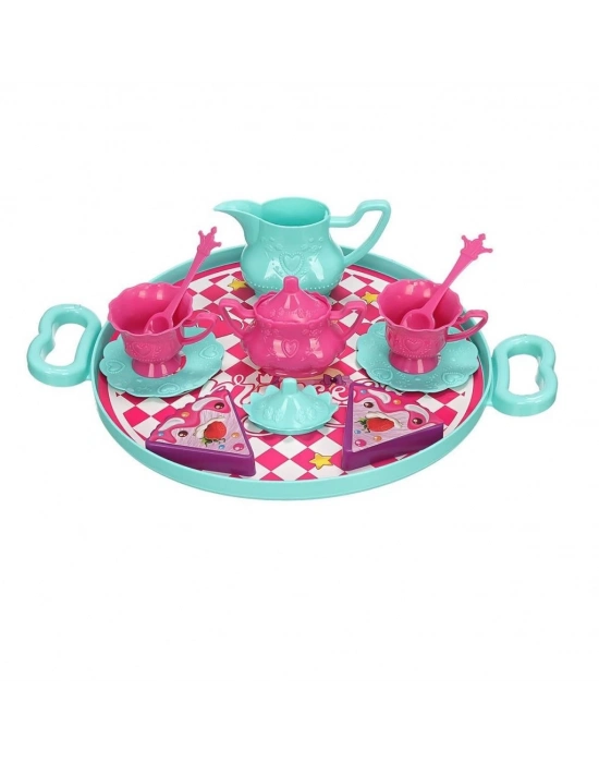 ® ERN-893 Toys Tepsili Çay ve Kek Seti - Eren Oyuncak