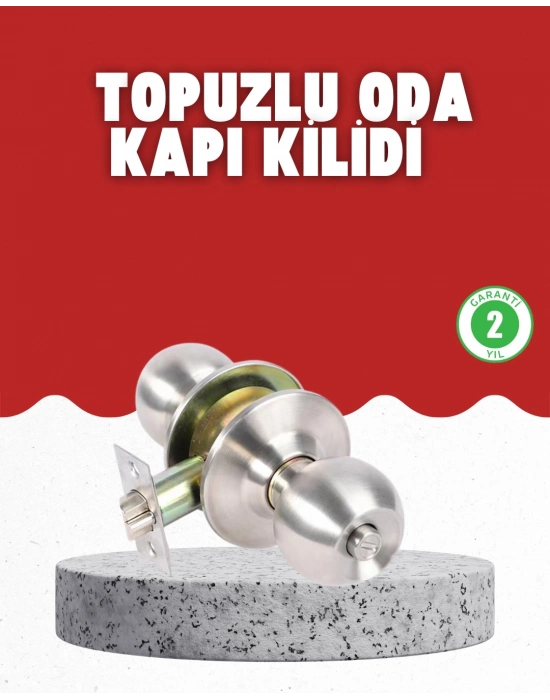 ® Estetik Güvenli Topuzlu Kapı Kilidi