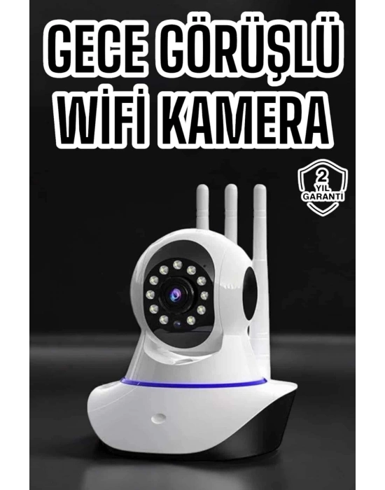 ® Ev Kamerası Wifi Kamerası Video Kayıt Çift Yönlü Hareket Sensörü Bebek