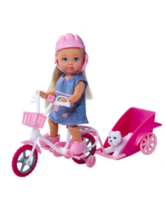 ® Evi ve Römorklu Bisikleti ve Köpeği 12 cm SMB-105730783