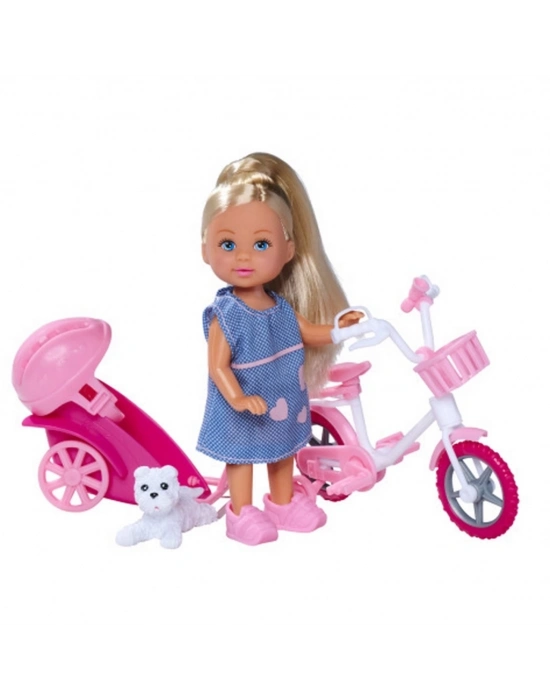 ® Evi ve Römorklu Bisikleti ve Köpeği 12 cm SMB-105730783
