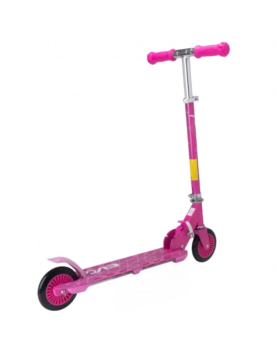 ® 2 Tekerlekli Flash Işıklı Pembe Scooter