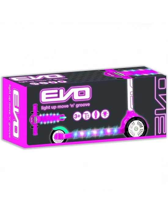 ® Işıklı Move N Groove Pembe Üç Tekerlekli Scooter