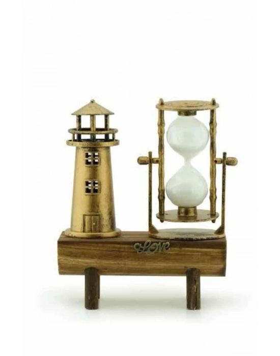 ® Eyfel Kulesi ve Deniz Feneri Dekoratif Masa Biblosu Hediyelik