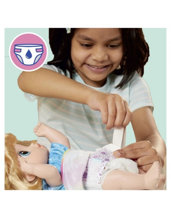 ® F7356 Baby Alive Bebeğim ile Eğlenceli Yudumlar Sarışın +3 yaş