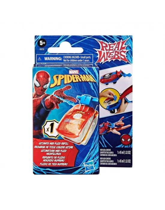 ® F8735 Spider-Man Ağ Ve Su Fırlatıcı Yedek Paket +3 yaş