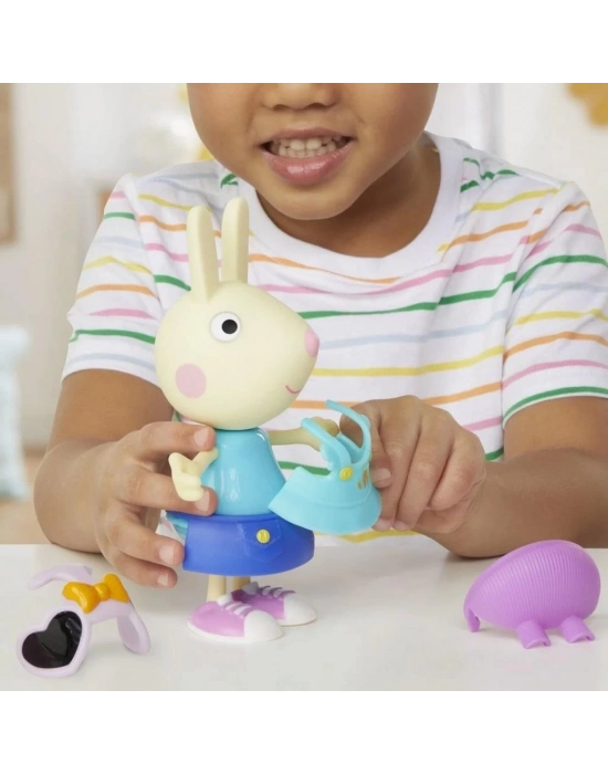 ® F8859 Peppa Pig ve Ailesi Kıyafetli Figür Seti +3 yaş