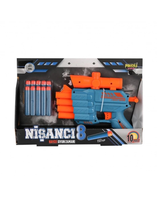 ® FAB 5757 4 Ağızlı Dart Atıcı Silah -Prestij Oyuncak