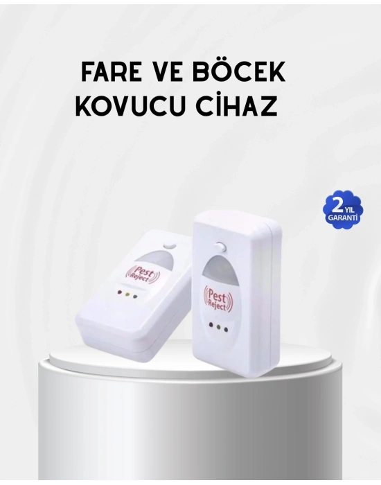 ® Fare, Sivrisinek ve Böcek Kovucu Ultrasonik Cihaz – Güvenli ve Kimyasalsız Çözüm
