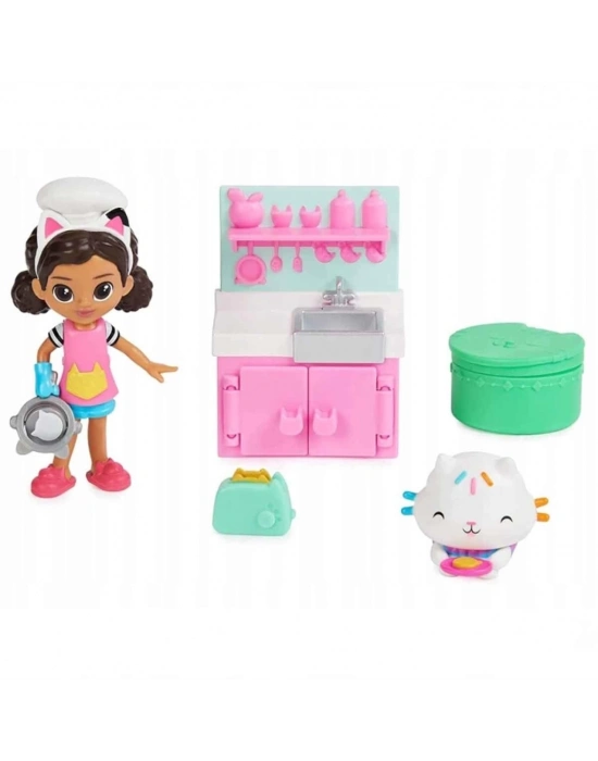 ® Gabbys Poppenhuis Figürlü Mutfak Seti 6066483