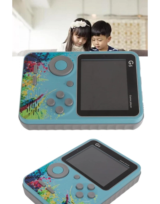 ® Game Box Mini 500 Adet Retro Oyun Taşınabilir Oyun Konsolu