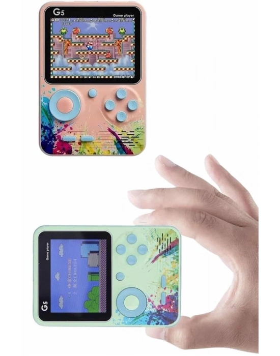 ® Game Box Oyun Konsolu 500 Retro Oyunlu Mini Taşınabilir 3 İnç