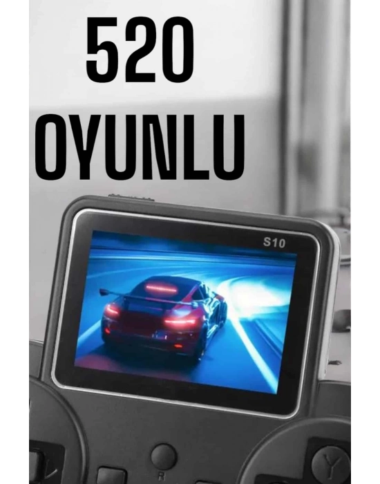 ® Gamepad 520 Oyunlu TV Uyumlu Retro Oyun Konsolu