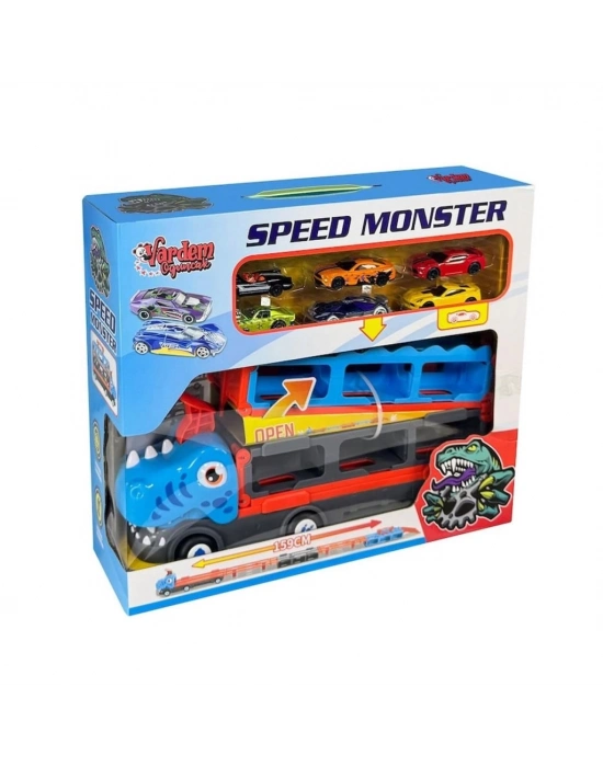 ® GD001 Parkurlu Araba Fırlatan Dinazor -Vardem Oyuncak