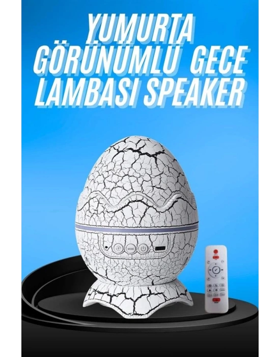 ® Gece Lambası Yumurta Işık Speaker Yeni Nesil Dinozor Yumurtası Görünümlü