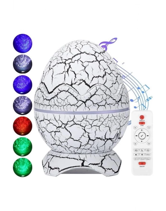® Gece Lambası Yumurta Işık Speaker Yeni Nesil Dinozor Yumurtası Görünümlü