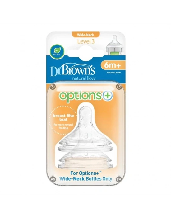 ®   Geniş Ağız 3.Evre 2Li Silikon Biberon Emziği