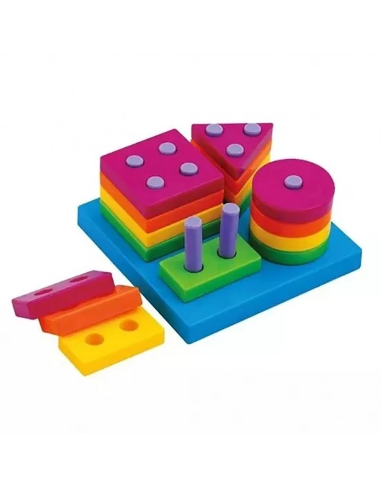 ® Kiki Geometrik Şekiller Bulmaca AE-1410