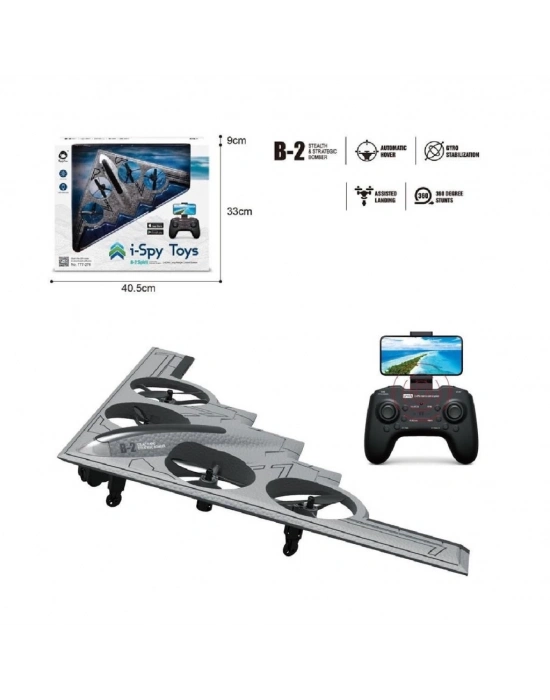 ® GL-777-275 Uzaktan Kumandalı Full Fonksiyon 2.4G Şarjlı Kameralı Quadcopter İha