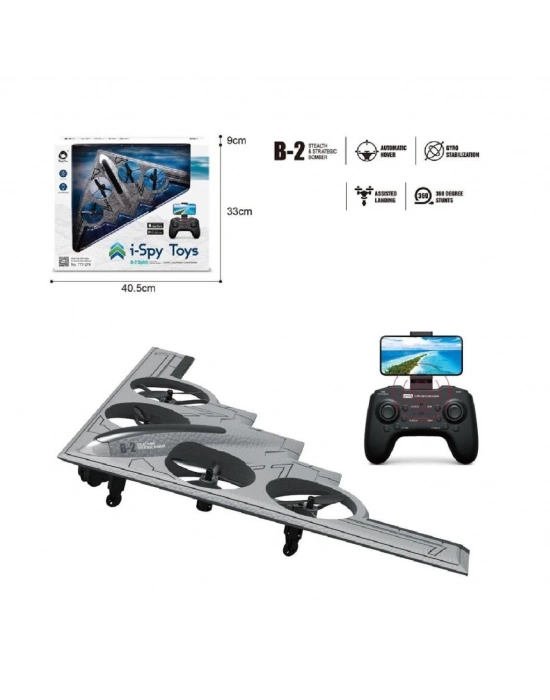 ® GL-777-275 Uzaktan Kumandalı Full Fonksiyon 2.4G Şarjlı Kameralı Quadcopter İha