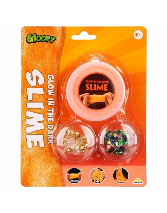 ® Karanlıkta Parlayan Turuncu Slime