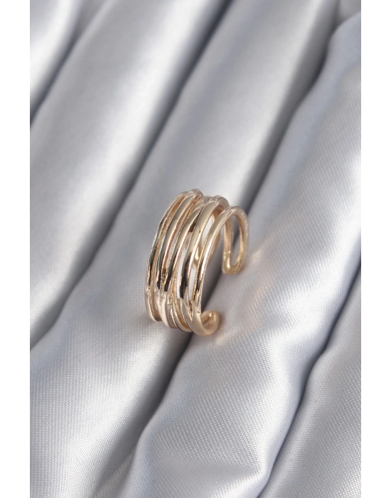 ® Gold Renk Ayarlanabilir Kadın Yüzük