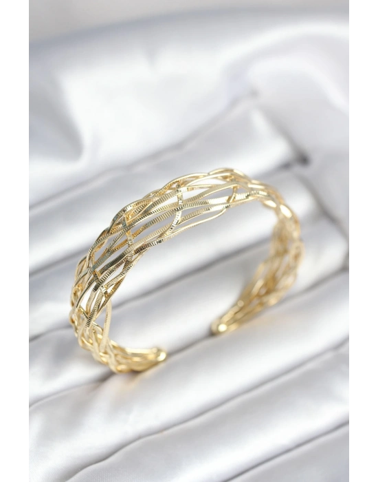 ® Gold Renk Pirinç Vintage Kadın Bileklik