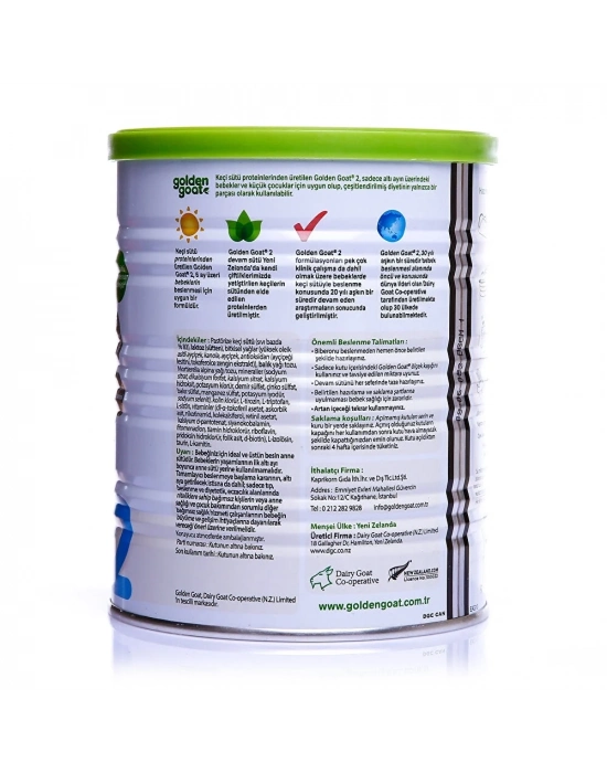 ® Golden Goat 2 Keçi Sütlü Devam Sütü 6-12 Ay 400 Gr