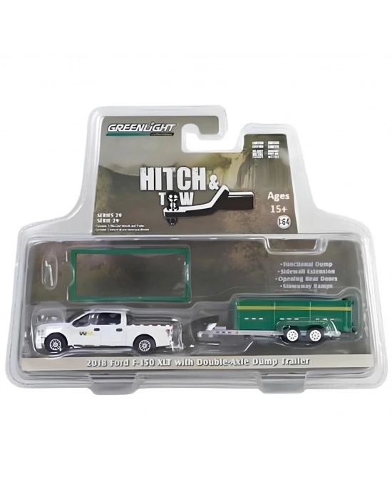 ® 1/64 2018 Ford F-150 XLT with Double-Axle Dump