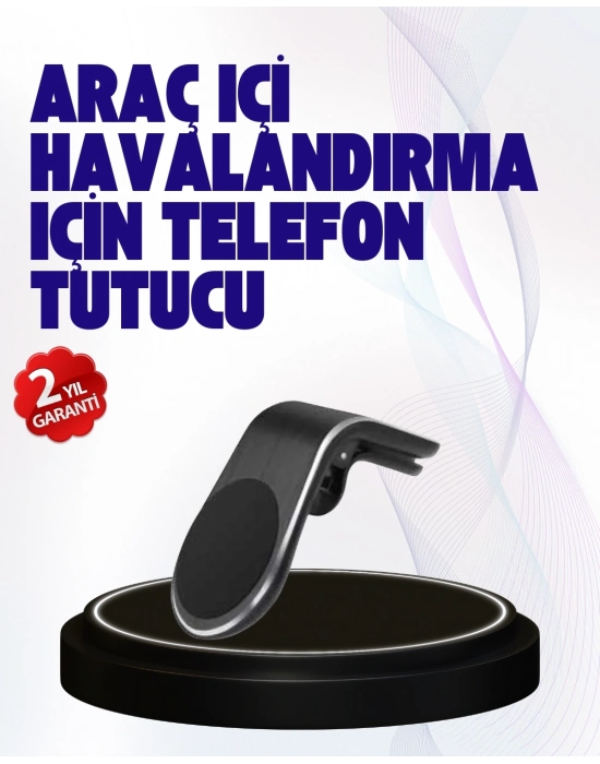 ® Güçlü Mıknatıslı Araç İçi Telefon Tutucu – Evrensel Uyum