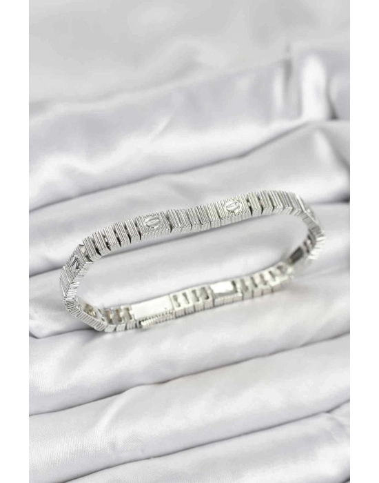 ® Gümüş Renk VIP Seri Bileklik