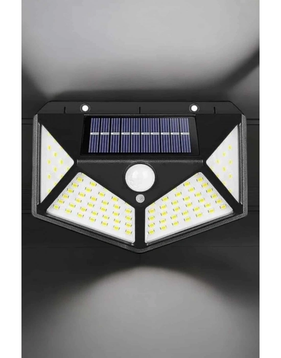 ® Güneş Enerjili Bahçe Aydınlatma Lambası Solar 100 Led Lamba