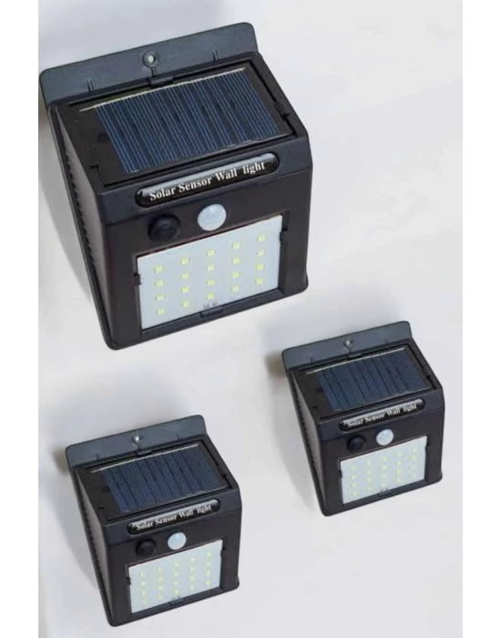 ® Güneş Enerjili Bahçe Lambası Solar Gece Aydınlatma Sensörlü Lamba