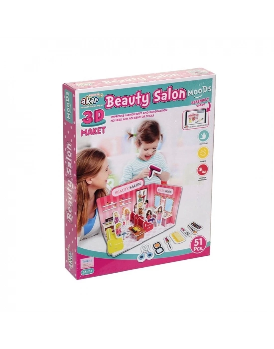 ® Güzellik Salonu Maket 3 Boyutlu Puzzle